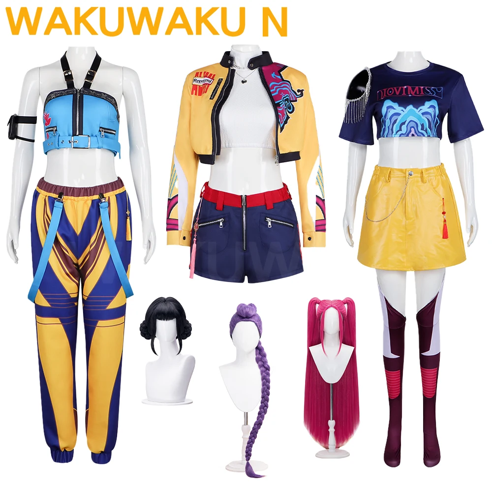 

Руми Мира Зои Косплей Костюм 【S-3XL】WakuWaku-N Руми Косплей Тигр Опора Парик Плюс Размер