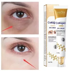 Eye Wrinkle Removal Cream Collagen Fine Lines Firming Skin Anti Dark Circle Puffiness Eye Care Instant Anti-wrinkle Fade Cream