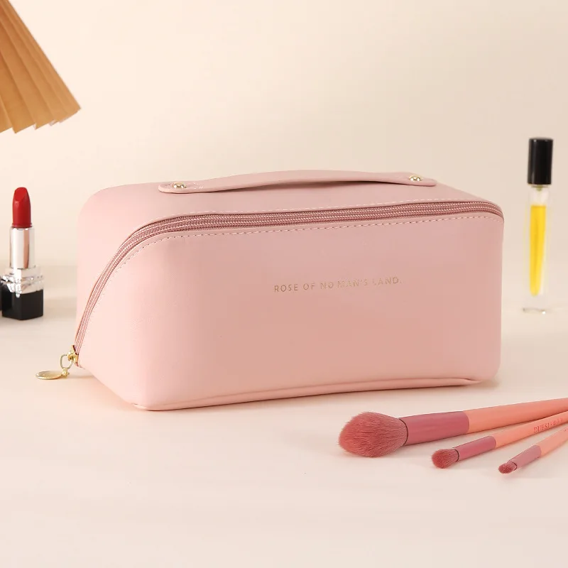 

High-value cosmetic bag Large capacity three-dimensional multi-functional pillow cosmetic bag Travel portable storage Unisex