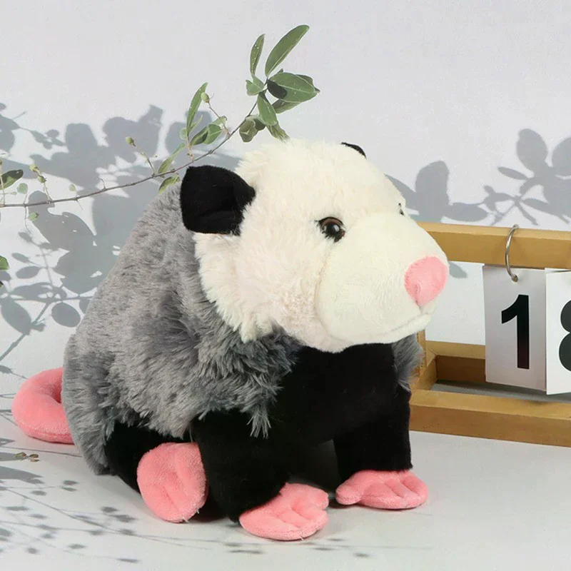 لعبة أوبوسوم القطيفة المقلدة المبهجة المملوءة على شكل فأر كرتوني لتزيين الأماكن المغلقة هدايا يوم خاص للأطفال #2