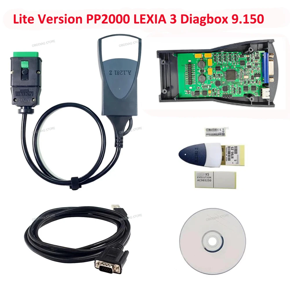 New Lexia3 PP2000 Diagbox V9.150 Firmware 9218165C For Peugeot For Citroen Professional Car Diagnostic Tool Repair Tool