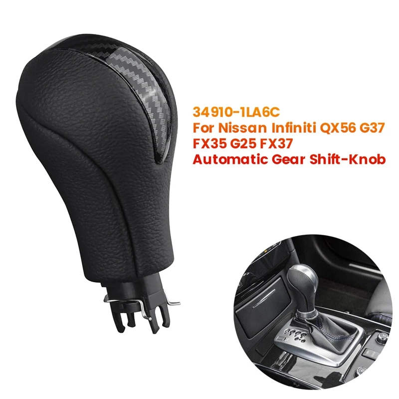 Car Gear Shift Knob Head 34910-JK03A 34910-1LA6C For Infiniti G25 G37 FX37 EX37 QX70 Q60 QX50 QX70 2008-2015