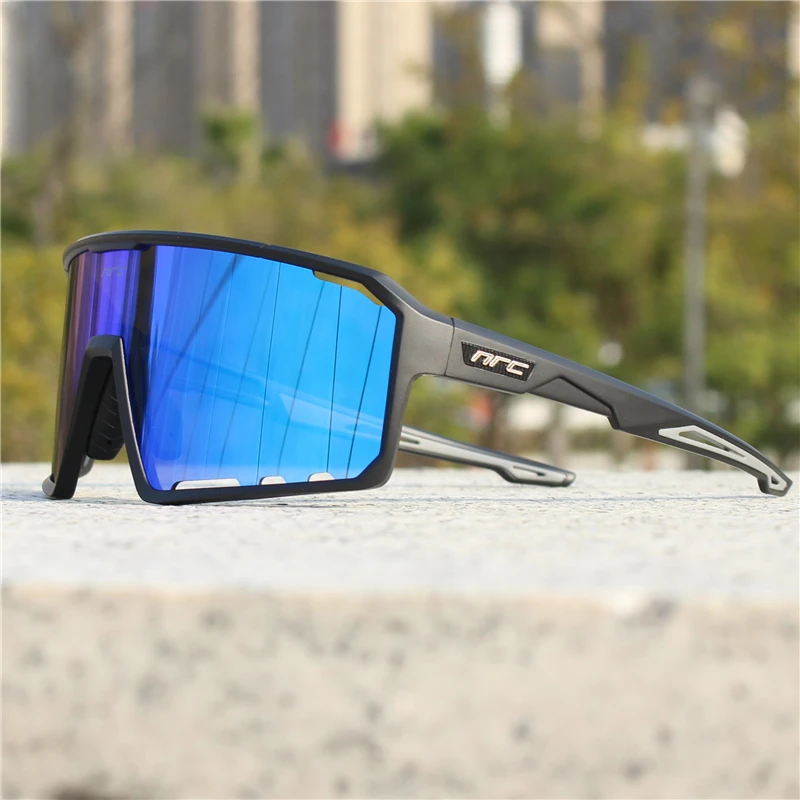 NRC gafas de sol de ciclismo 1 lente fotocromática TR90 gafas deportivas para bicicleta MTB bicicleta de montaña pesca gafas para hombres y mujeres