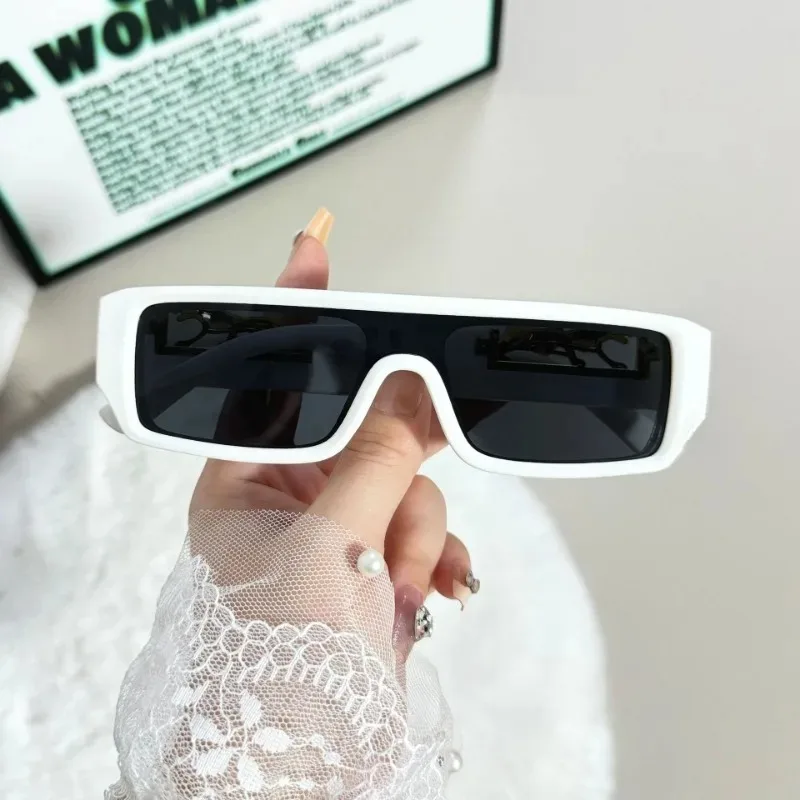 New Brand Designer Rectangular Small Frame Sunglasses For Women And Men Vintage Sun Glasses Popular Leopard Punk UV400