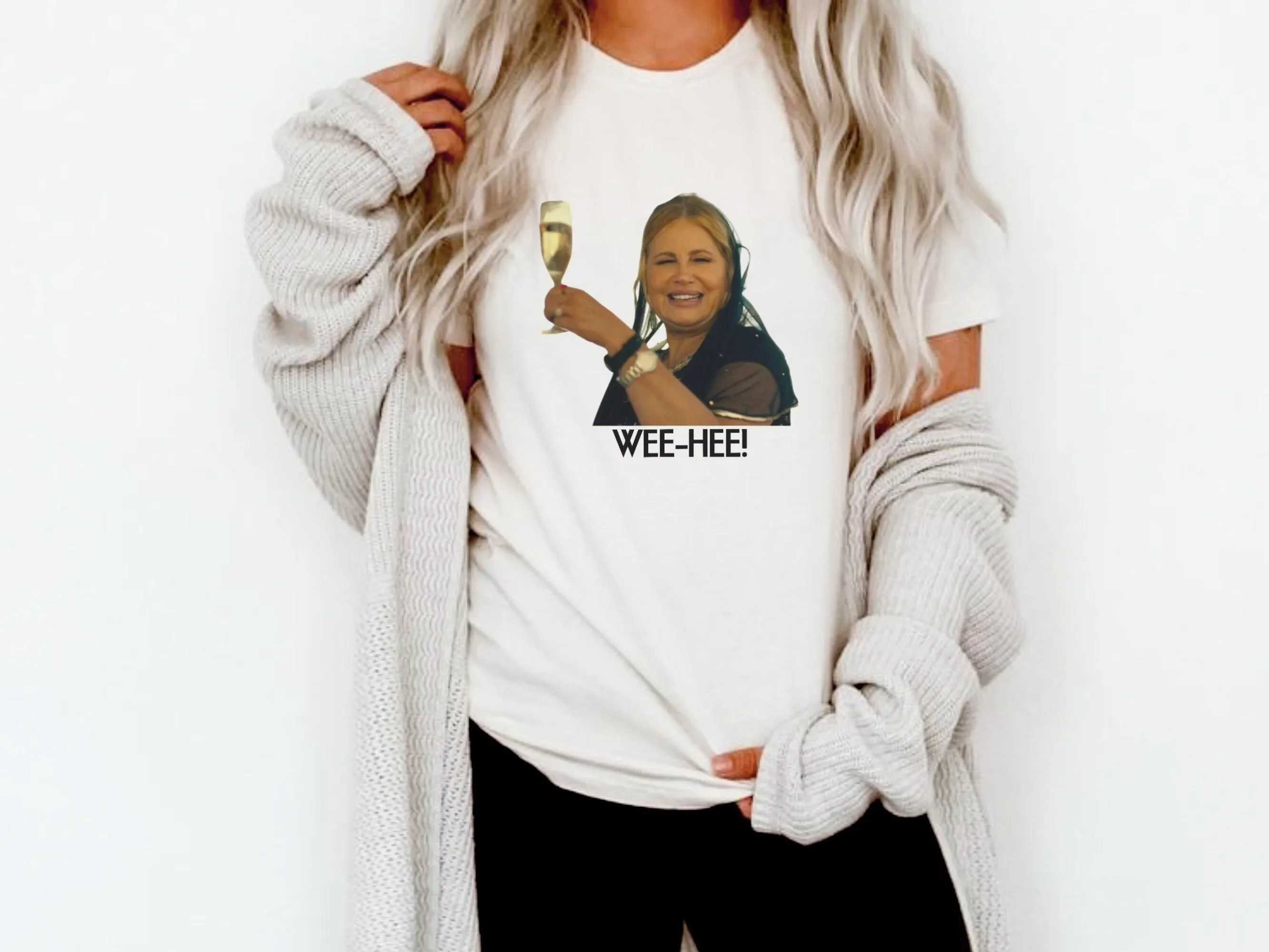 Tanya Mcquoid WEE-HEE T-shirt Jennifer Coolidge T-shirt