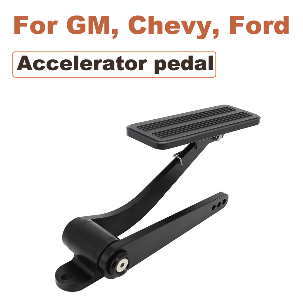 For GM Chevy Ford Universal Car Accessories Black Aluminum Gas Pedal Accelerator Pedal ﻿