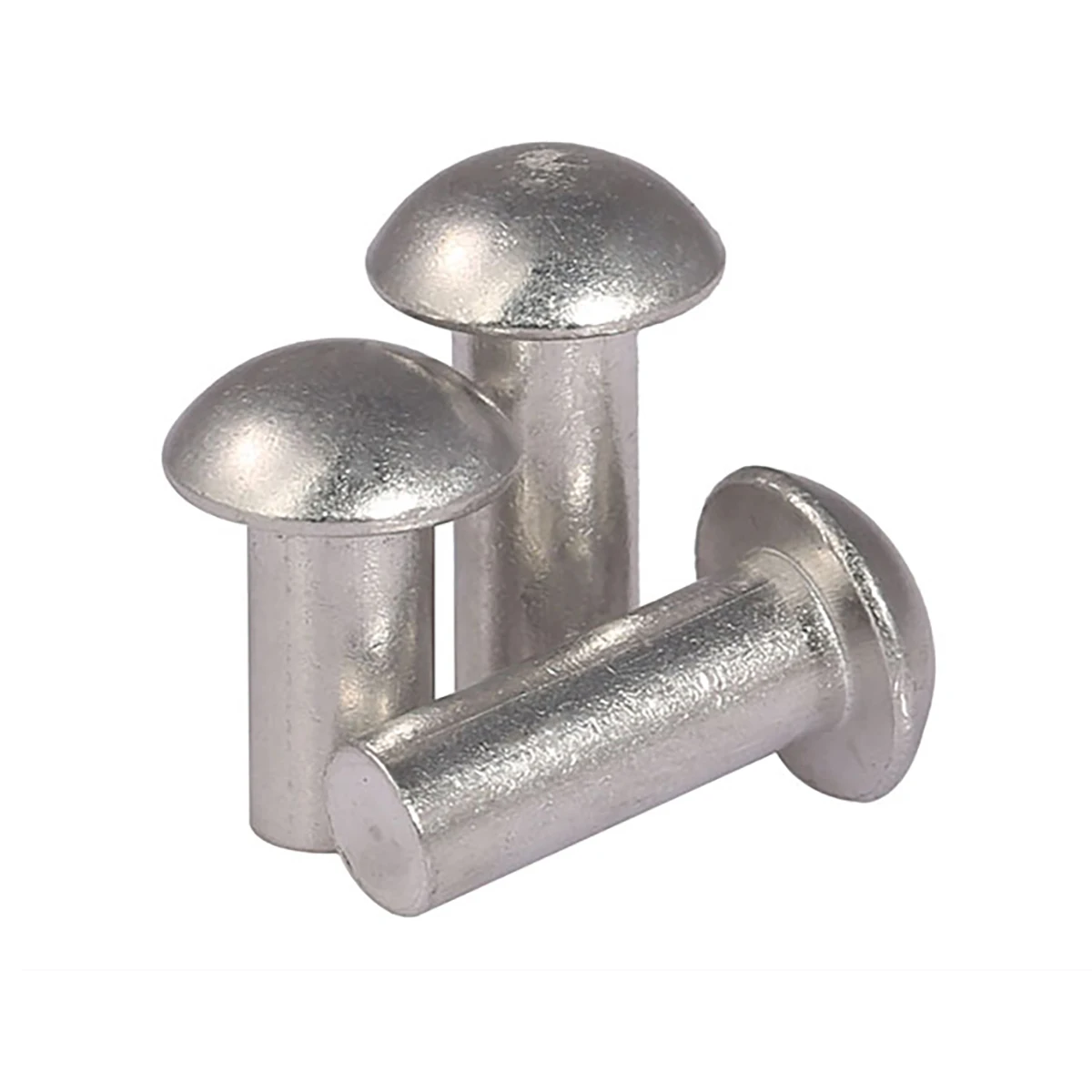 Vollniete aus Aluminium mit halbrundem Kopf M2M3M4M5M6M8