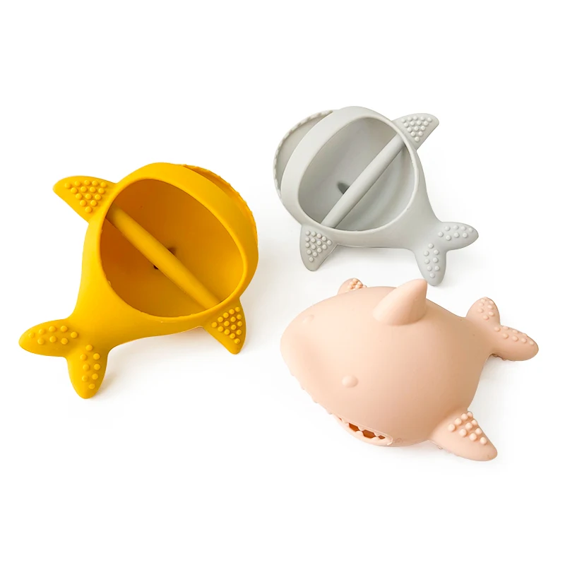

1pcs Silicone Shark Baby Bracelet Teether Rodent Teething Toys Chewable Baby Products Nursing Gift