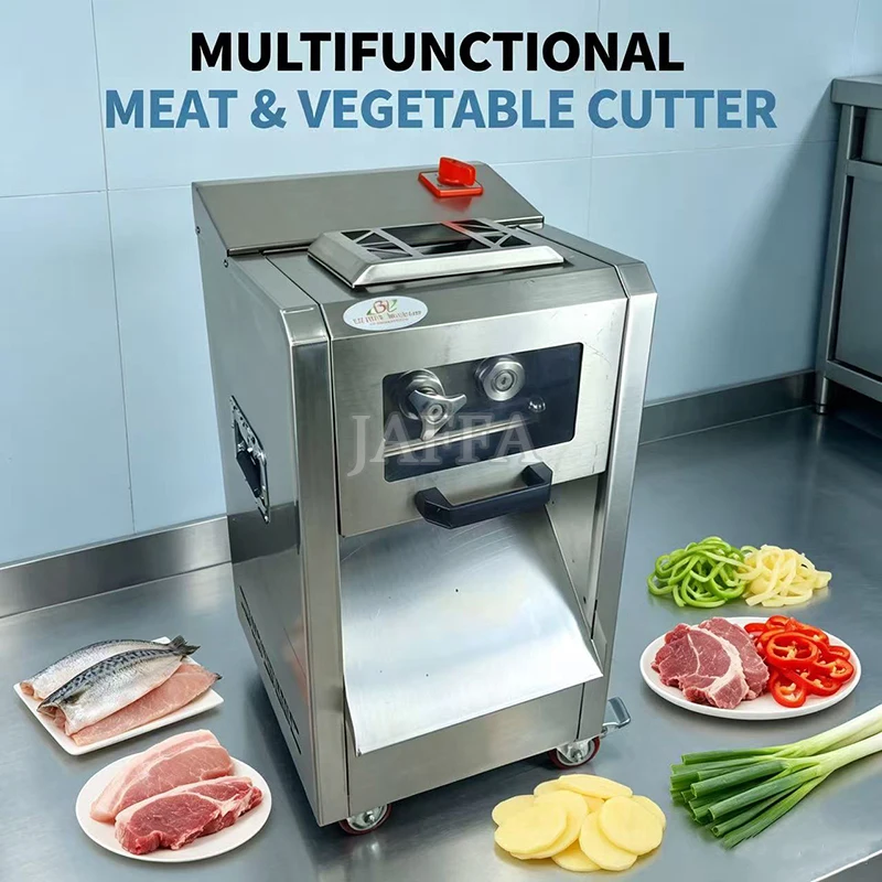 Blade Electric Meat Slicer Cutting Machine Kitchen Chopper Vegetable Cutter For Beef Turkey Home Appliance Commercial