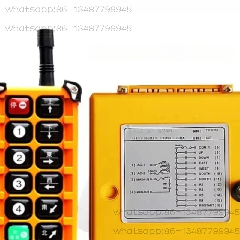 

F23-BB industrial electric hoist cr ane, aerial cr ane,gantry cra ne, wireless remote control for crane operation OO