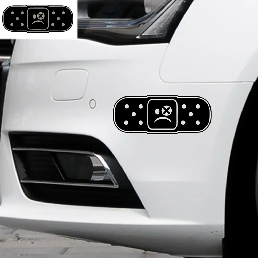Creative Tape Band Aid Car Sticker Cover Scratch Vinyl Decal AUTO Accessories for Bumper Window Laptop