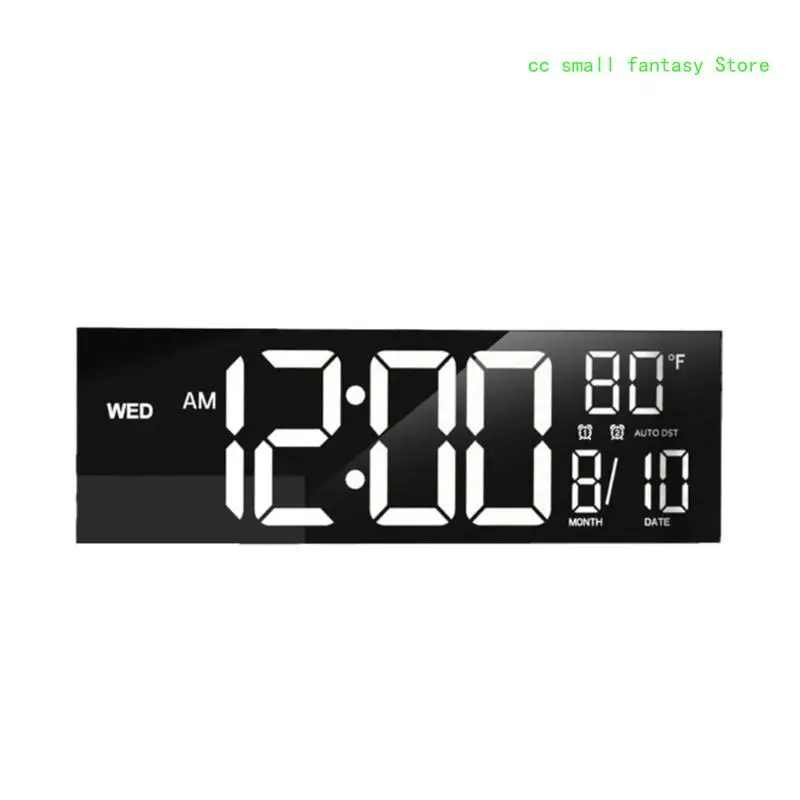 

R3MA Gaming Room Essential 16" Digitals LED Clock with Colorful Backlits and Two Alarms