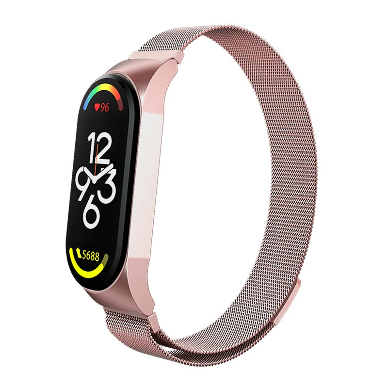 Milanese for Xiaomi Mi Band 7 6 Strap Correa Mi band 4 stainless steel metel bracelet miband6 band4 for Xiaomi mi band 3 4 5 6 7