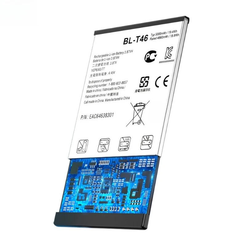 새로운 3.87V 5000mAh 휴대폰 배터리 BLT46 BL-T46 LG V60 ThinQ 5G V600QM5 LMV600VM V600VM 고품질