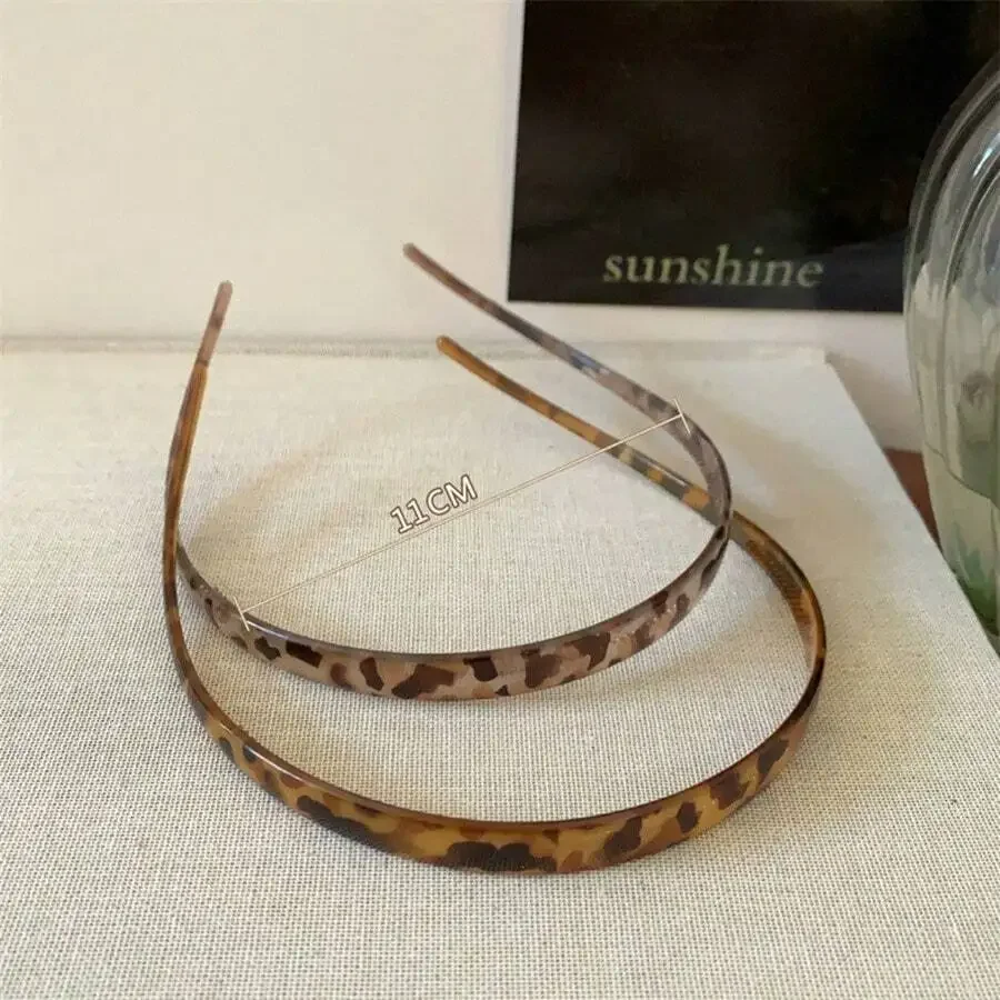 

Ацетатная повязка на голову для женщин, нескользящий ободок для волос, летний модный аксессуар