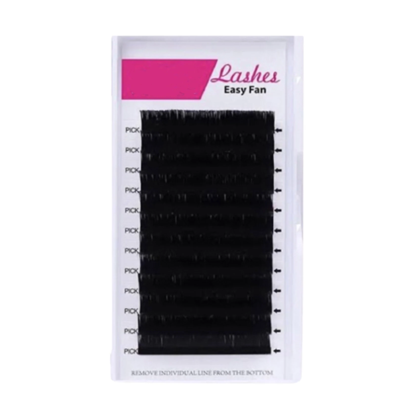 Long Volume Lashes Extensions Sectional Split Tips Lashes Weaving Eyelashes for Women and Girls Makeup DIY