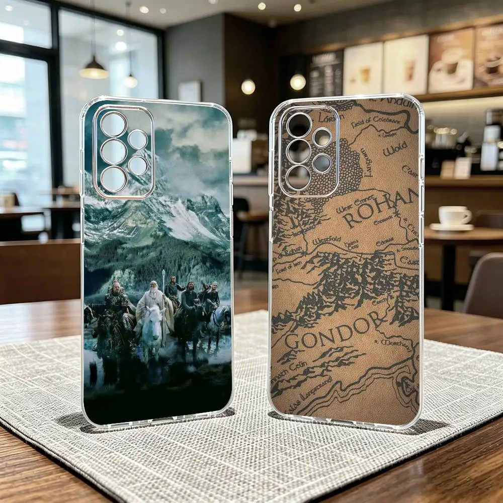 The L-Lord of the R-Rings Phone Case For Samsung S25,S24,S21,S22,S23,S30,Ultra,S20,Plus,Fe Transparent Cover