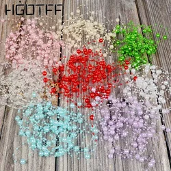 5 Meters Multicolor Pearls Beads Fishing Line Chain Artificial Garland Flowers for Party  Wedding Decoration Events Supplies