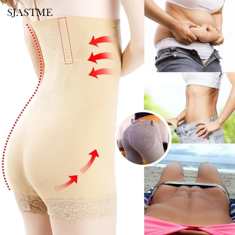 

Ladies Seamless Waist Trainer Slimming Underwear High Waist Tummy Control Postpartum Body Shaper Briefs Sexy Lift Hip Panties