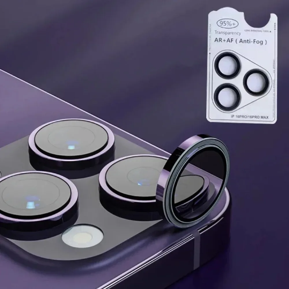 1Set HD Colorful Metal Camera Protector Film For IPhone 17Air 16E 15 14Plus 13 Pro Max Anti-scratch Lens Cover Phone Accessories