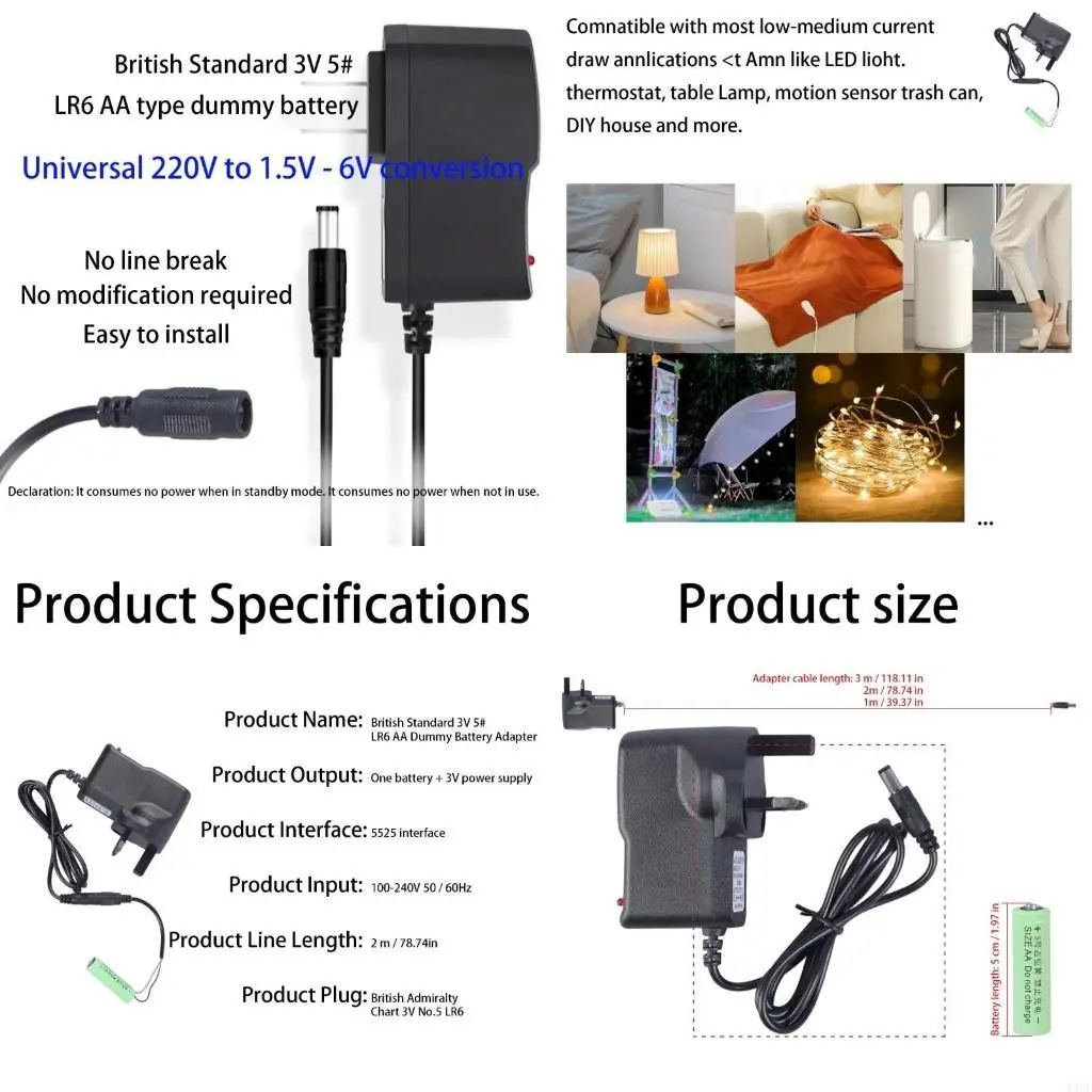 3V Aa LR6 Battery E…