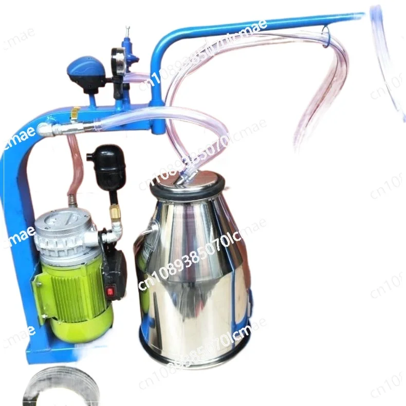 

Dry oil-free vacuum pump cow milking machine