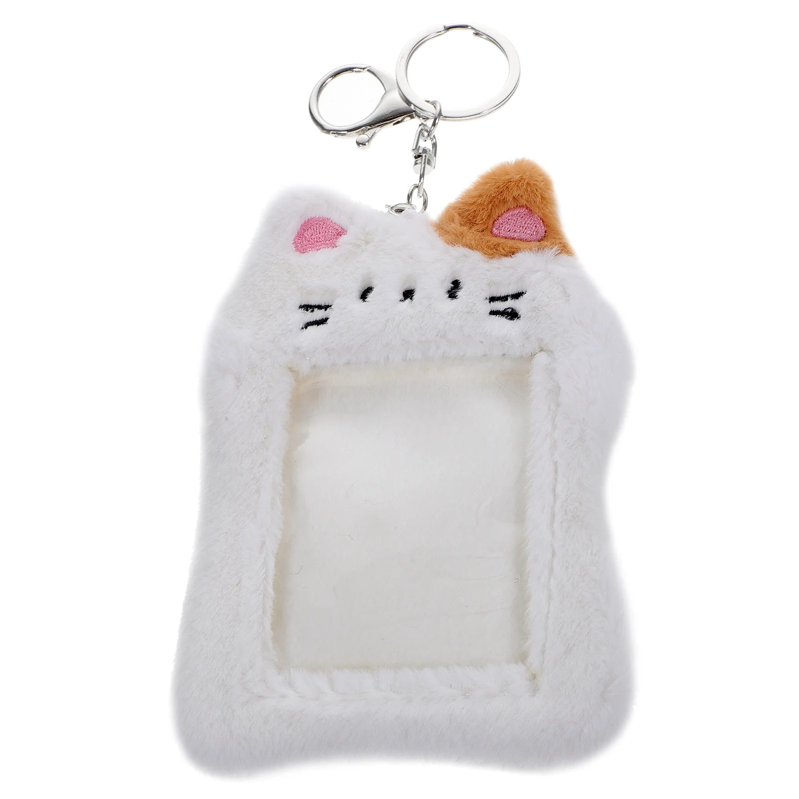 Cat Enrichment Toys Plush Card Holder Decoration Reusable Keychain Postcard Student Favors