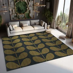 Minimalism Leaves Decorate Living Room Carpet Cloakroom Bedroom Bedside Soft Mat Art Recreational Areas Plush Rug Ковер Tapis 러그