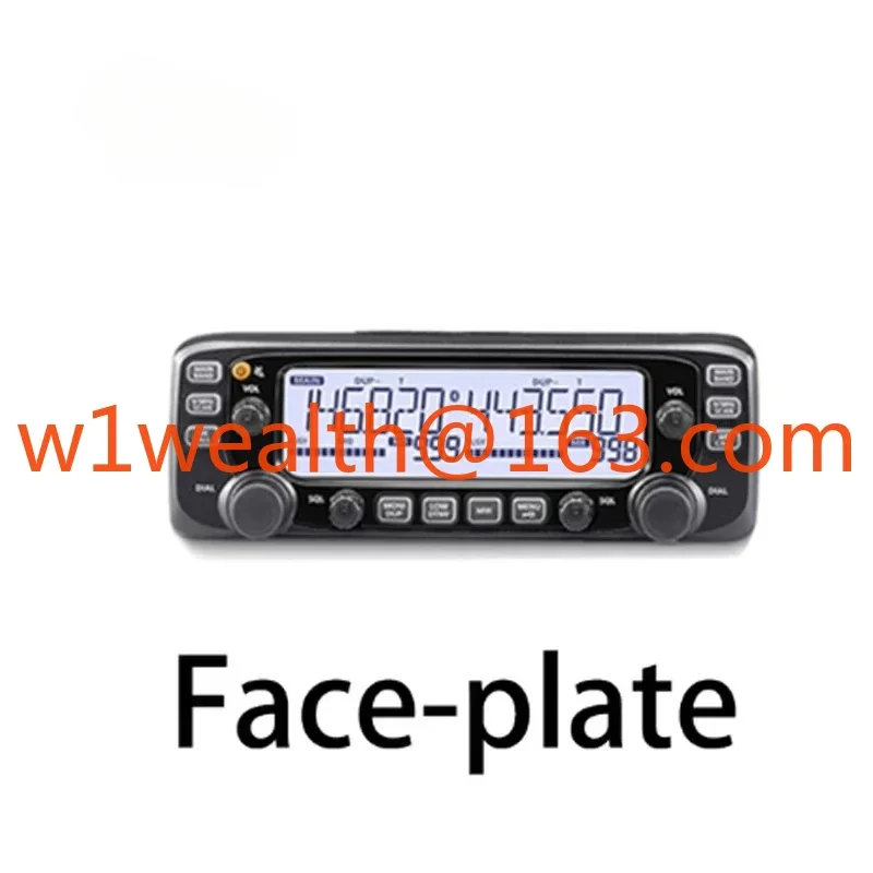 2730E Mobile Dual Band VHF 137-174MHz UHF 400-470MHz 50W FM Transceiver Microphone Car Radio Display Panel ICO