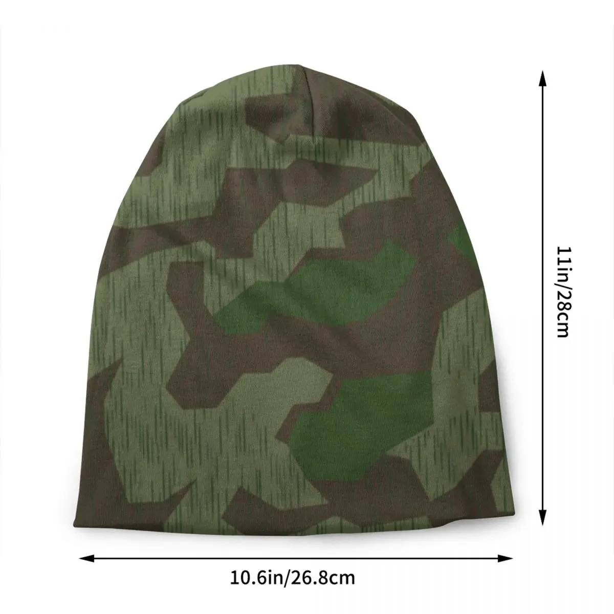 German Camoflage Skullies Beanies Caps Unisex Winter Warm Knitting Hat Women Men Street Adult Camo Bonnet Hats Outdoor Ski Cap