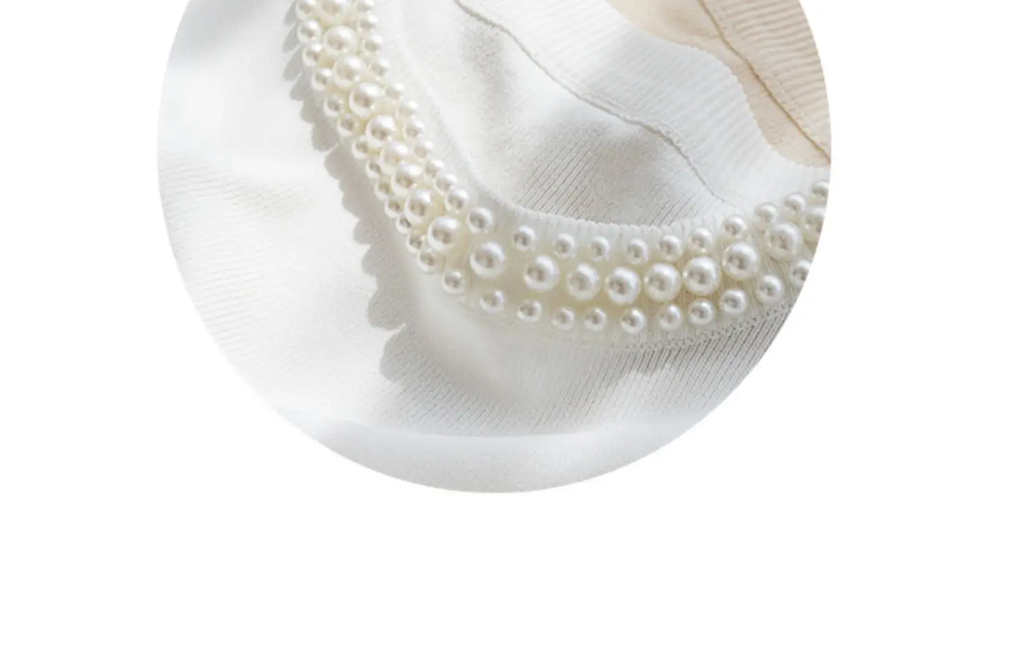 Korea Gestrickte Westen Frauen Top Solide Tank Blusas Mujer De Moda Sommer Neue Mode Weibliche Ärmellose Perlen Casual Dünne Tops – Detail 3