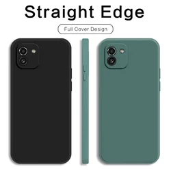 Per Samsung A03 custodia antiurto per Samsung Galaxy A03 custodie per telefoni Core Cover posteriore morbida in Silicone Candy per Samsung A03S Fundas