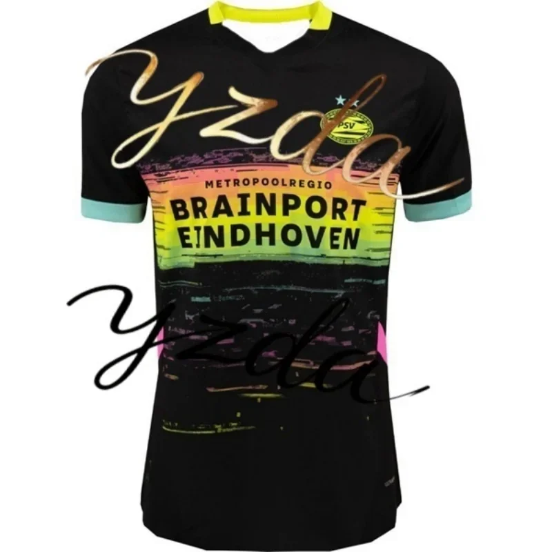 

PSV_Eindhoven _ Лидер продаж трикотажных изделий для мужчин и женщин для занятий спортом на открытом воздухе, удобные и быстросохнущие для детей