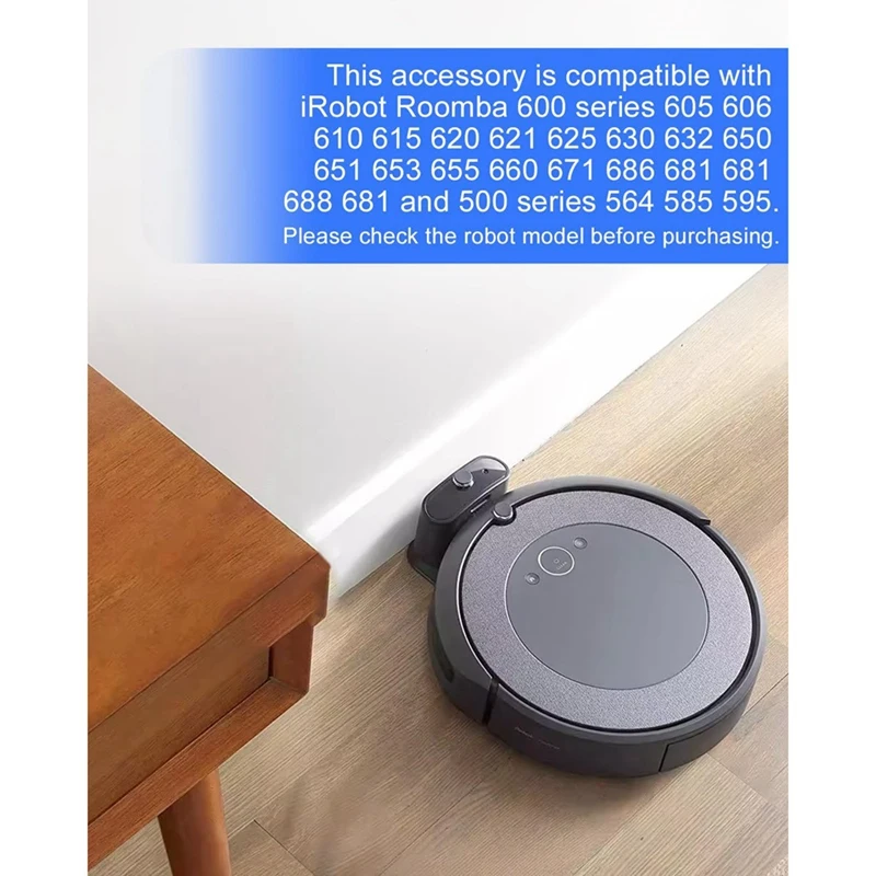 Cepillos de repuesto para iRobot Roomba, Kit de accesorios de cepillo, filtro, Series 600, 605, 606 y 500, 564, 585, 595