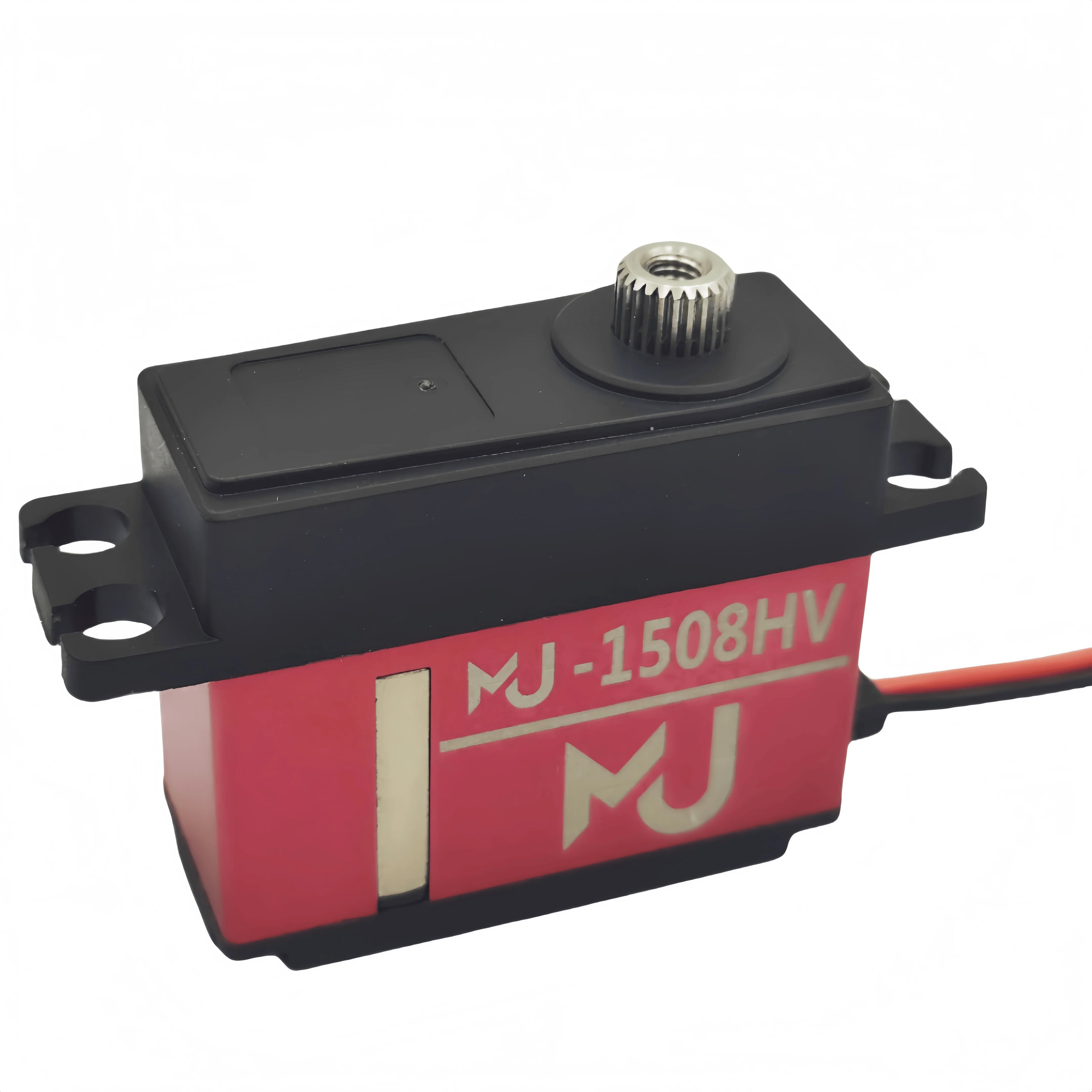 MJ-1508HV 8.4V 22kgf.cm Servo numérique sans noyau à engrenage métallique à couple élevé avec foudre rapide 0.09s/60 °   Réponse Réponse