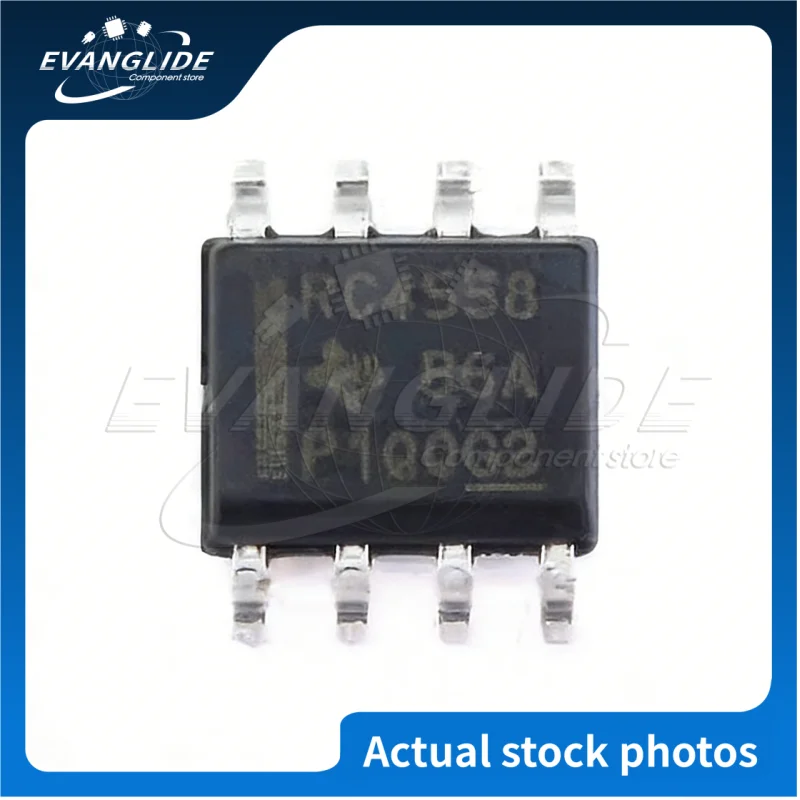 50 PCS/LOT 100%Original & New RC4558DR RC4558 SOIC-8 Dual-Channel Operational Amplifier Chip In Stock Wholesale Discount