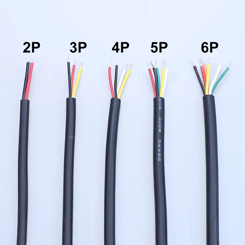 M6 M8 Wasserdichtes Kabel 2/3/4/5/6 Pin Stecker-Buchse Elektrofahrrad-Verbindungskabel E-Bike Display-Kabel Sensor-Verbindungskabel – Detail 6