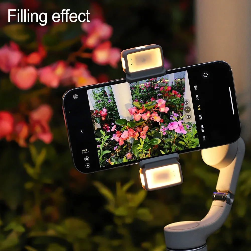 

Enhance your photography with long lasting fill light FOR OSMO Mobile SE6 Fill Light with Adjustable Color Temperature