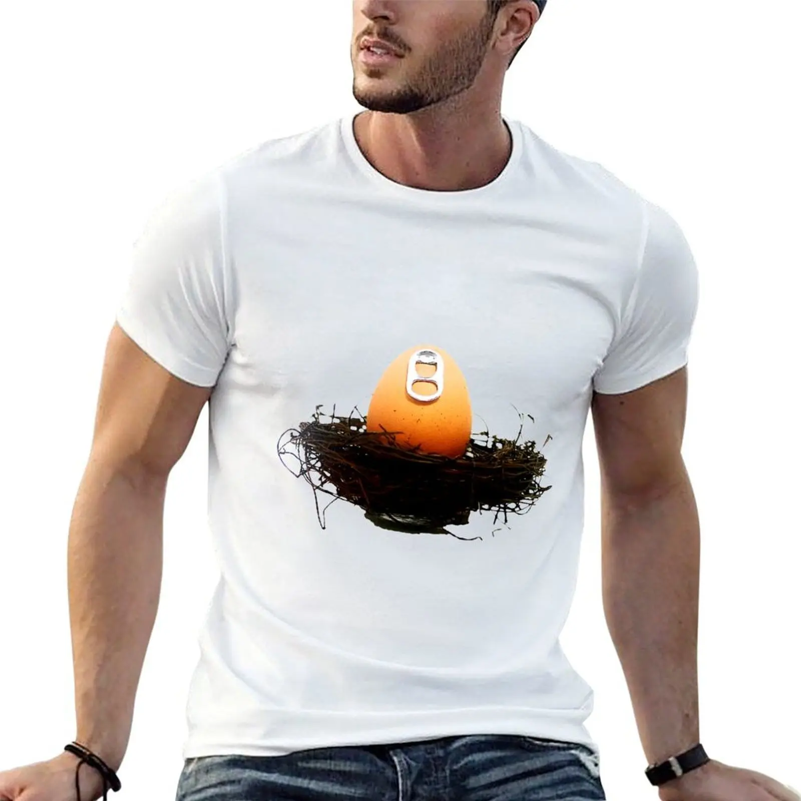 

Egg in nest T-Shirt man t shirts high quality luxury brand t shirts designer T-Shirt
