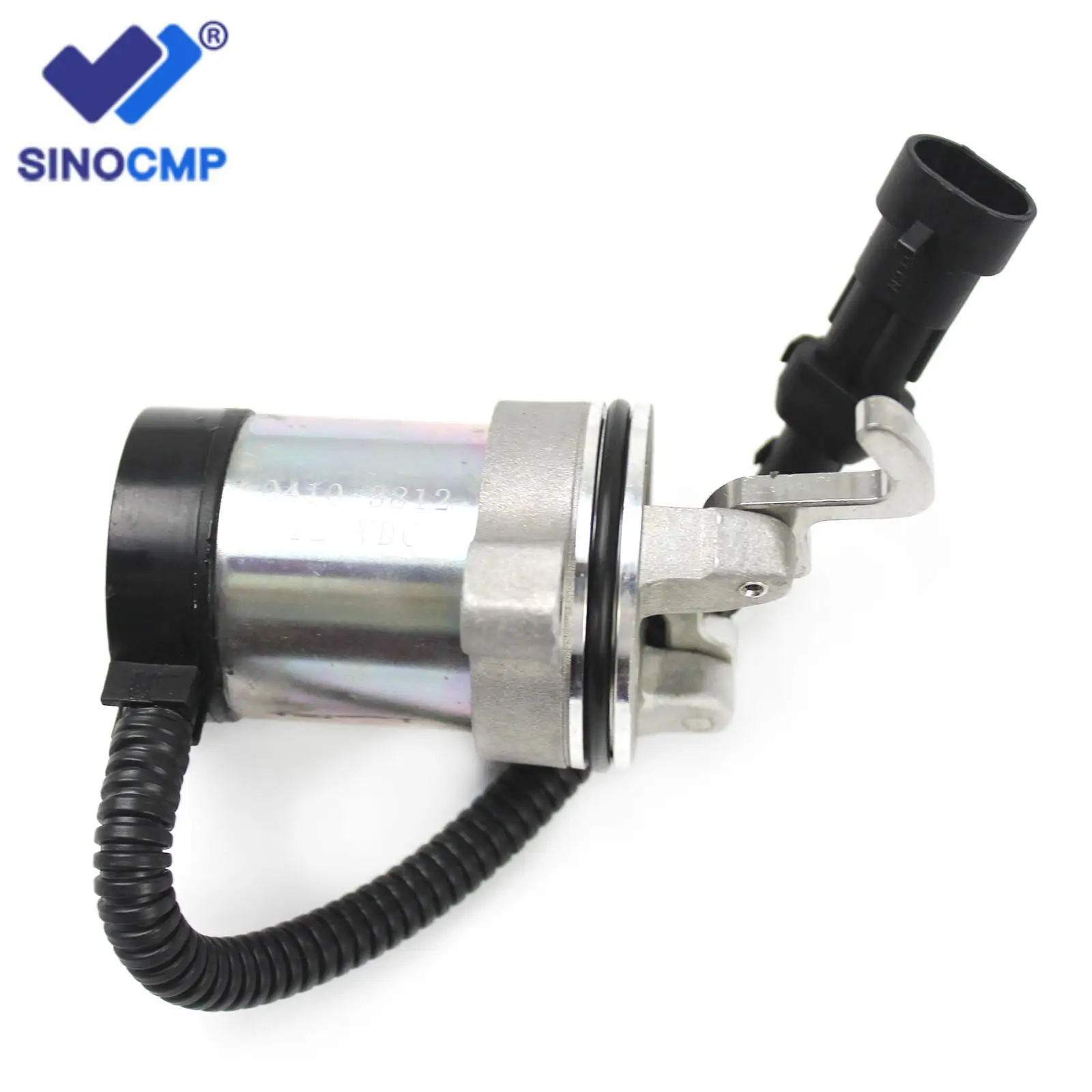 

SINOCMP 04103812 04113811 12V Stop solenoid for parts, 3 months warranty