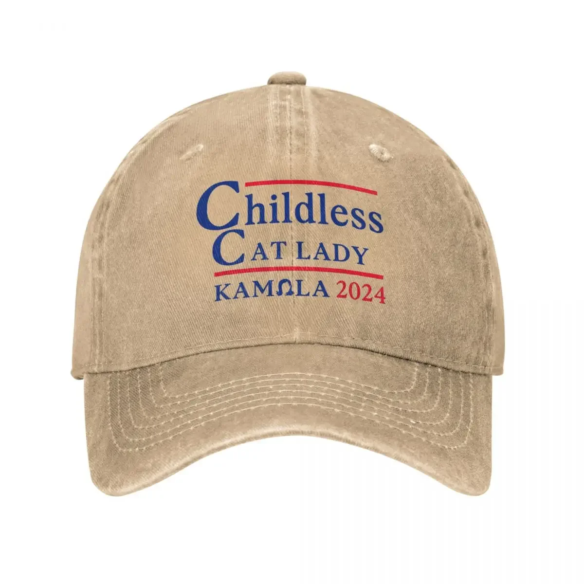 Childless Cat Ladies 2024 Fun Distressed Washed Casquette Baseball Caps Unisex Y2K Cowboy Seasons Caps