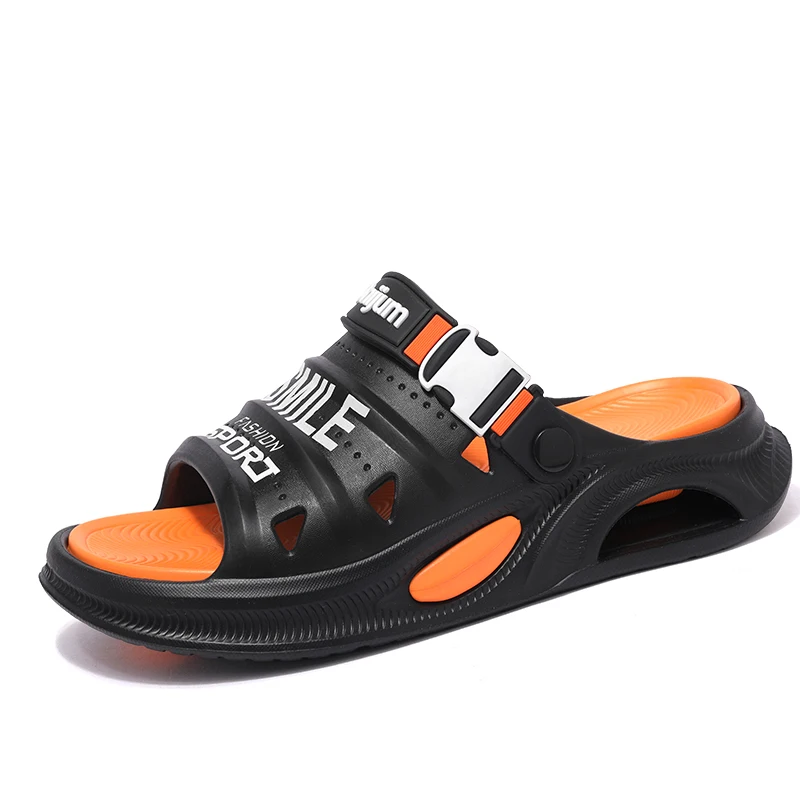 

Slippers Men's Summer Beach Sandals Unisex Casual Garden Clogs Outdoor Wide Toe Cross Sandals For Ladies Non Slip House Shower