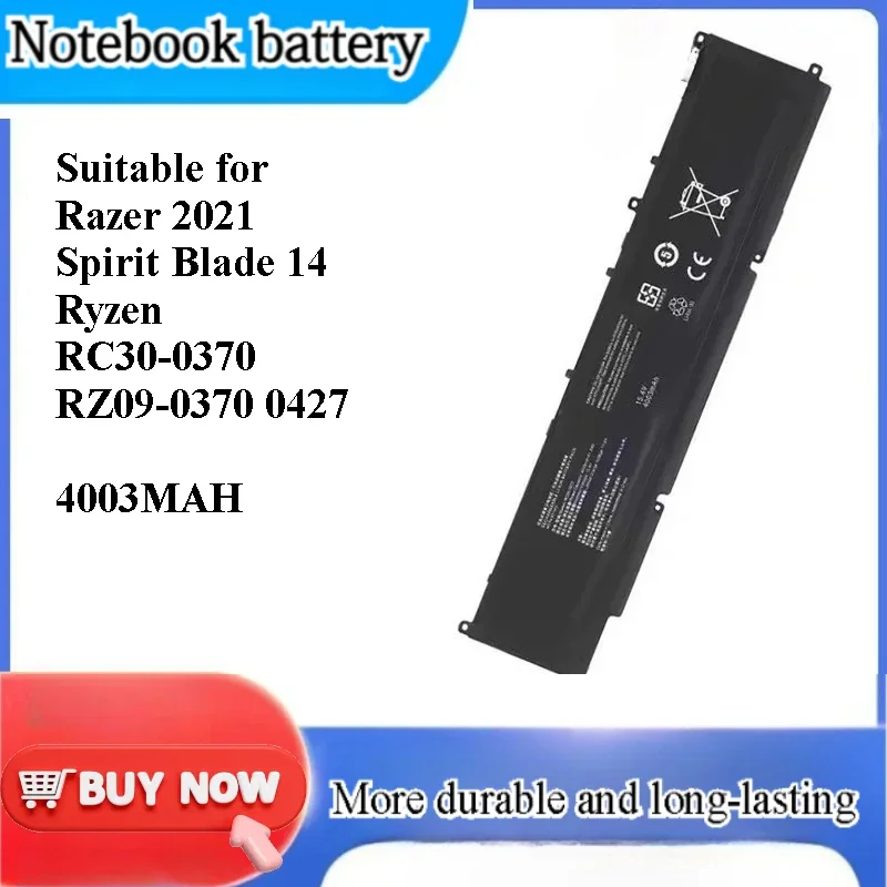 for Razer 2021 Spirit Blade 14 Ryzen RC30-0370 RZ09-0370 0427 Laptop Battery Replacement Battery
