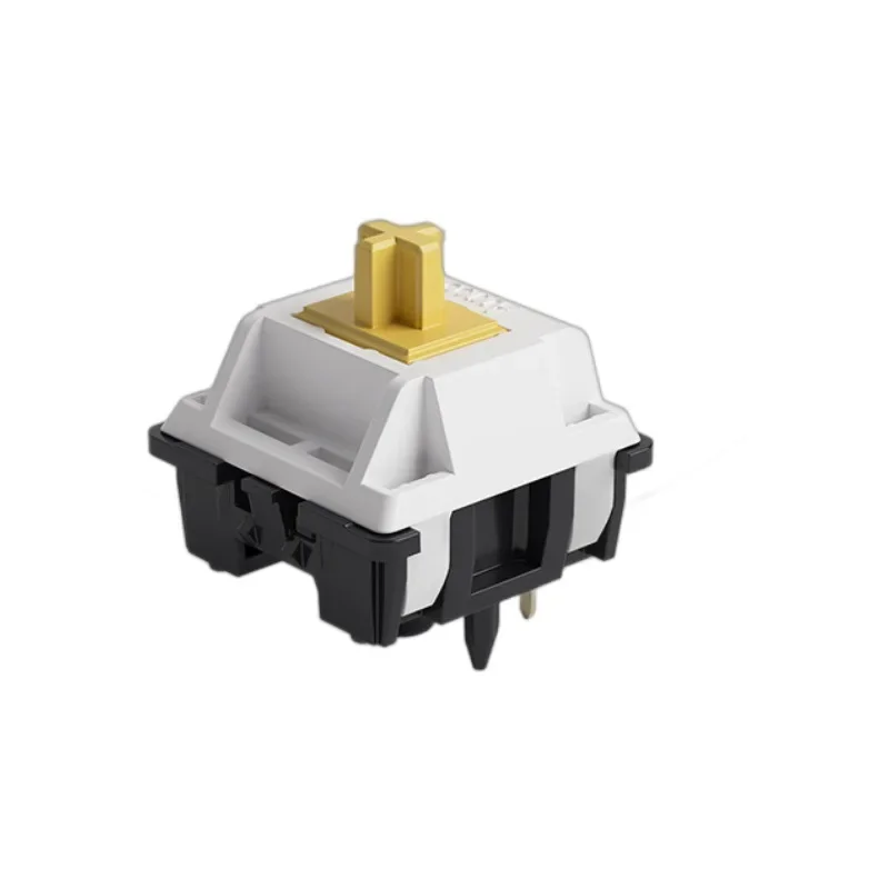 

Mechanical keyboard customized milk yellow shaft hot-swappable coriander shaft