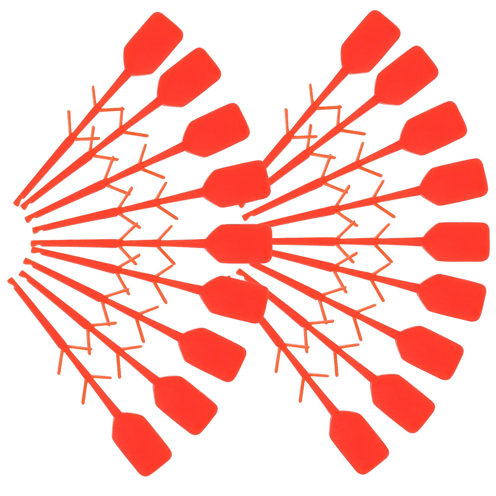 100 PCS Acessórios para extintor Zip Ties Selo de segurança de plástico de PVC