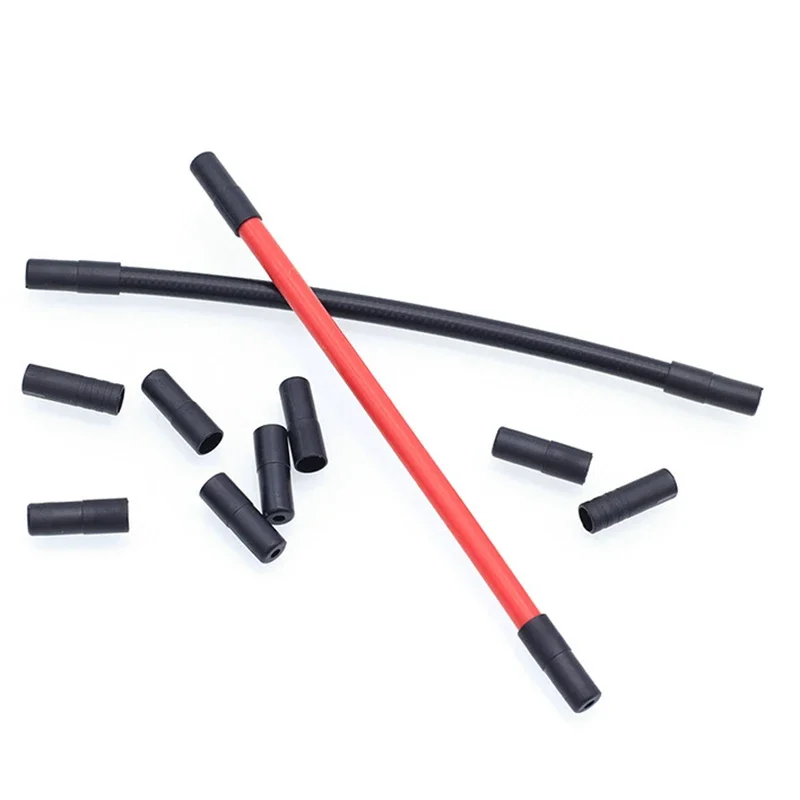 50~200 Stück 5mm Fahrradbremskappen 4mm Schaltzug-Endkappen Schaltzug-Endkappen für Mountainbikes und Rennräder Fahrradzubehör – Detail 2