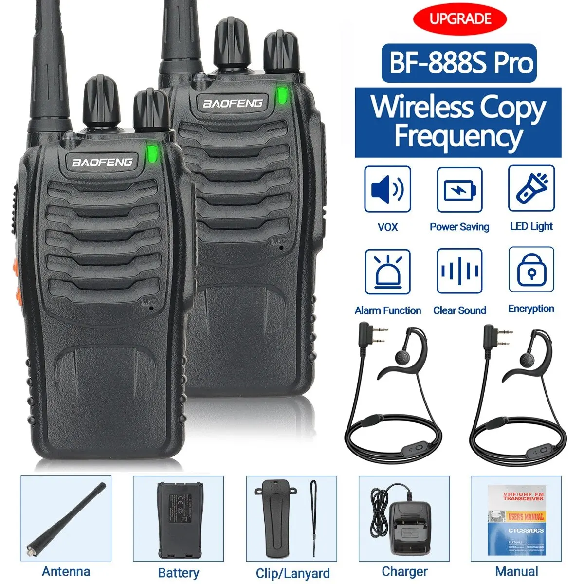 ホビーラジコン Baofeng-QS-888S Baofeng BF-888S プロトランシーバーワイヤレスコピー周波数長距離