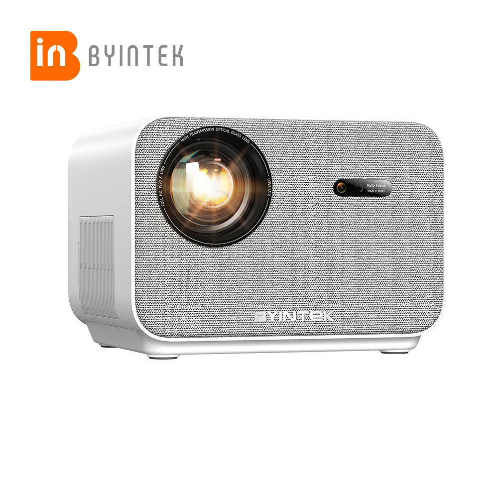 BYINTEK LOVE U12 Mini LED DLP Portable 1080P Smart Dustproof Android 3D 4K Video Projector 4K For Theater Office Meeting Teacher