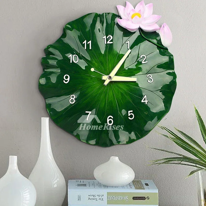 Most Popular Eco-Friendly Sided Modern Design Metal Art Resin Home Decor Wall Clock Customized Epoxy