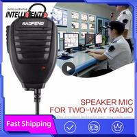 Handheld Speaker Mic Microphone For Baofeng 888S 5R UV82 8D 5RE 5RA Speaker Mic Headset Two Way Radio Walkie Talkie Handheld Mic